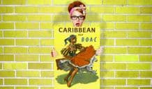 Caribbean, Fly B.O.A.C. - Decorative Arts, Prints & Posters,Wall Art Print, Poster , Vintage Travel Poster