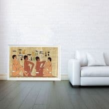 Art of ancient Egypt, Decorative Arts, Prints & Posters, Wall Art Print, Poster Any Size - Black and White Poster