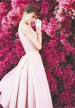 Audrey Hepburn Pick Flowers Icon - Decorative Arts, Prints & Posters,Wall Art Print, Poster Any Size - Black and White Poster
