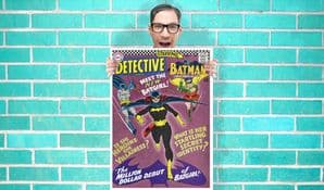 Batman Batgirl Batwoman DC Comic Art Work - Wall Art Print Poster   -  Quote Art Geekery