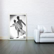 Bill "Bojangles" Robinson, Decorative Arts, Tap Dancer, Prints & Posters, Wall Art Print, Poster Any Size - Black and White Poster
