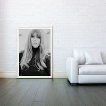 Brigitte Bardot, Decorative Arts, Prints & Posters,Wall Art Print, Poster Any Size - Black and White Poster