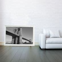 Brooklyn Bridge, New York City, Prints & Posters, Wall Art Print, Poster Any Size - Black and White Poster