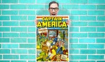 Captain America Marvel Comic Art Work - Wall Art Print Poster Any Size - Comic Art Geekery