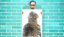 Chewbacca Star Wars Starwars Art Work - Wall Art Print Poster Pick A Size -  Movie Art Geekery