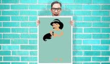 Disney Princess Aladdin Jasmine Art - Wall Art Print Poster   -  Poster Geekery