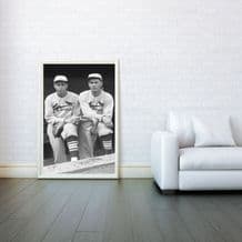 Dizzy Dean, Major League Baseball, Mosaic Arts, Prints & Posters, Wall Art Print, Poster Any Size - Black and White Poster