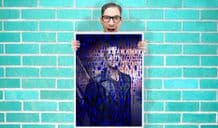 Doctor who christopher eccleston 9th ninth doctor Quotes Art Pint - Wall Art Print Poster   - Purple Geekery
