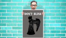Doctor Who don't blink weeping angels Matt Smith Art - Wall Art Print Poster   - Kids Children Bedroom Geekery