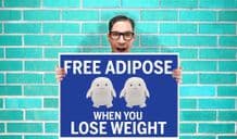 Doctor Who free adipose when you lose weight Art - Wall Art Print Poster   - Kids Children Bedroom Geekery