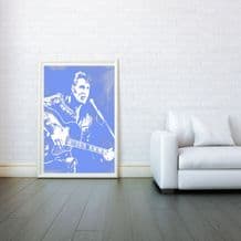 Elvis, Elvis Presley, Prints & Posters, Decorative Arts, Wall Art Print, Poster Any Size - Black and White Poster