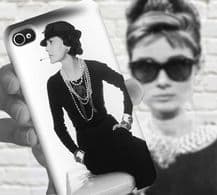 Fashion Designer, Gabrielle "Coco" Bonheur Chanel - Mobile Accessories - iPhone 4 or 5 or 4s or Galaxy S3 or S4 -   Full Wrap Image 3D Case