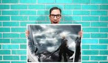 Final Fantasy vii cloud strife Art - Wall Art Print Poster Pick A Size -  Gaming Art Geekery