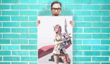 Final Fantasy XIII Lightenin Art - Wall Art Print Poster   -  Quote Art Geekery