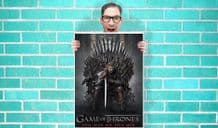 Game Of Thrones Tv Art Pint - Wall Art Print Poster   - Purple Geekery