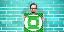 Green Lantern Dc Comic Art - Wall Art Print Poster Square - Geekery Art Geekery