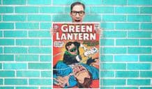 Green lantern DC Comic Art Work - Wall Art Print Poster   - poP aRT Geekery