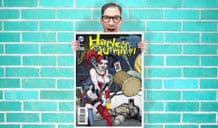Harley Quinn Dc Comic Art Work - Wall Art Print Poster   -  Quote Art Geekery