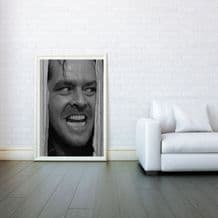 Jack Nicholson, The Shining, Prints & Posters, Wall Art Print, Poster Any Size - Black and White Poster