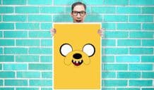 Jake The Dog - Yellow - Wall Art Print Poster   Geekery
