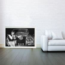 John Lennon, Rolls Royce,  Art Print, Mixed Media, Prints & Posters, Wall Art Print, Any Size
