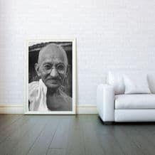 Mahatma Gandhi, Decorative Arts, Prints & Posters,Wall Art Print, Poster Any Size - Black and White Poster