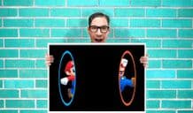 Nintendo Mario Portal - Wall Art Print Poster Pick A Size - Gaming Art Geekery