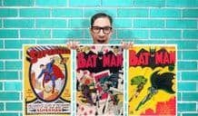Old Batman Superman DC Comic Collection of 3 Art Work - Wall Art Print Poster Pick A Size -  Comic Art Geekery