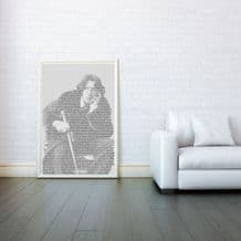 Oscar Wilde Quotes, Typography, Prints & Posters, Wall Art, Poster Any Size - Black and White Poster