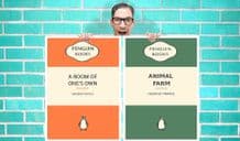 Penguin Books Animals Farm & A room of One's own collection Art Pint - Wall Art Print Poster Pick A Size - Book Art Geekery