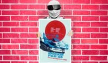 Porsche 1000 Km Fuji 84 Art - Wall Art Print Poster   - Racing Sport Car