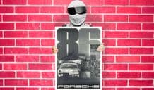 Porsche 86 Stunden Nurburg Ring Art - Wall Art Print Poster   - Racing Sport Car