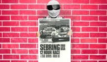 Porsche 907 Sebring 1968 USA 12 Hour Race Art - Wall Art Print Poster   - Racing Sport Car