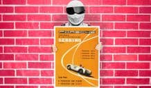 Porsche Sportwagen Sebring Art - Wall Art Print Poster   - Racing Sport Car