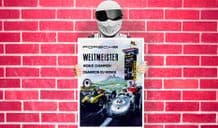 Porsche Weltmeister World Champion Du Monde Art - Wall Art Print Poster   - Racing Sport Car