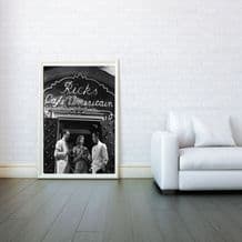 Rick's Caf Casablanca, Hollywood Vintage, Home Decor, Prints & Posters, Wall Art Print, Poster Any Size - Black and White Poster