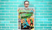 Superman and green lantern DC Comic Art Work - Wall Art Print Poster - Art Geekery