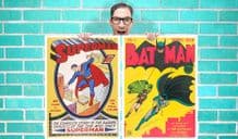 Superman Batman DC Comic Set of 2 Art Work - Wall Art Print Poster Pick A Size -  Comic Art Geekery