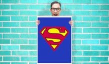 Superman DC Art - Wall Art Print Poster  - Geekery Art Geekery
