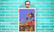 The Big Bang Theory Amazing Stories Magazine-"War of the Worlds" Poster Art Pint - Wall Art Print Poster Pick A Size - Tv Prop Art Geekery