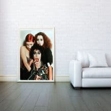 The Rocky Horror Picture Show frank n furter Columbia Magenta Digital Illustration Giclee Art Print Mixed Media Prints & Posters Wall Art