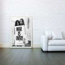 War Is Over, John Lennon, Yoko Ono, Mosaic, Digital Illustration Giclee Art Print Mixed Media, Prints & Posters, Wall Art Print, Any Size