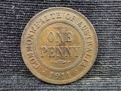 Australia, One Penny 1911, VF, NO282