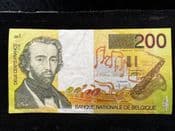 Belgium, 200 Francs 1995, VG, BKN331