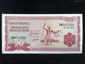 Burundi, 20 Francs 1989, EF, BKN276