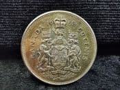 Canada, Silver (.800), 50 Cents 1963, AEF, DO08