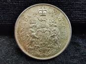 Canada, Silver (.800), 50 Cents 1964, AEF, DO108