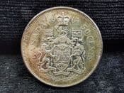 Canada, Silver (.800), 50 Cents 1964, AEF, DO36