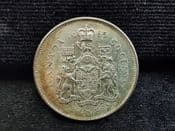 Canada, Silver (.800), 50 Cents 1965, AEF, DO06