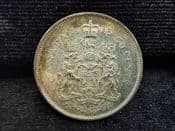 Canada, Silver (.800), 50 Cents 1965, AEF, DO07